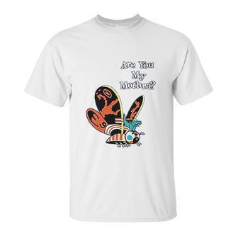 Are You My Mothra Funny Parody Kaiju Heather Royal Blue L Graphic Unisex T-Shirt | Favorety