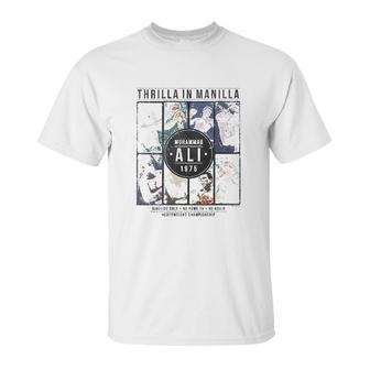 Muhammad Ali Collage Gray Heather Unisex T-Shirt | Favorety UK