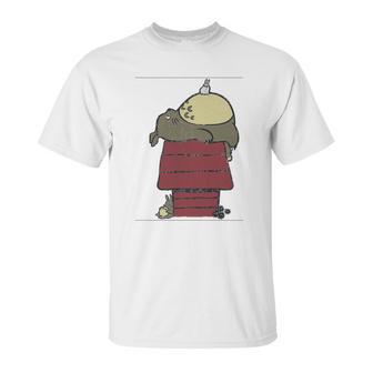 My Neighbor Peanut Totoro Snoopy Peanuts Neighbor Ghibli Japan Unisex T-Shirt | Favorety AU