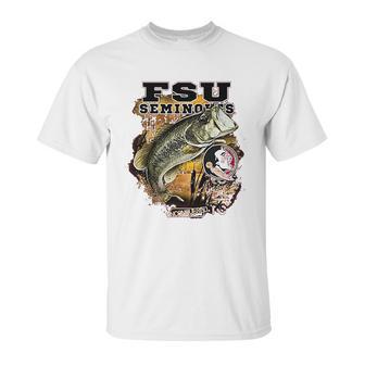 New World Graphics Ncaa Bass Fishing Unisex T-Shirt | Favorety AU