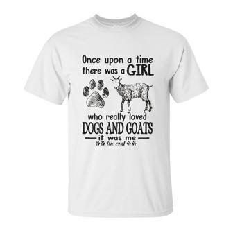 Once Upon A Time There Was A Girl Goat Unisex T-Shirt | Favorety DE