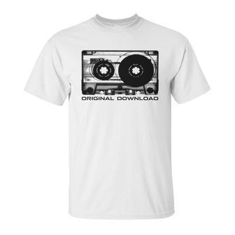 Original Download Retro Cassette Tape Music Unisex T-Shirt | Favorety DE