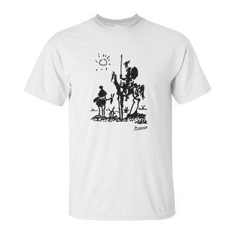 Pablo Picasso Don Quixote Sancho Panza Y Roncinante Unisex T-Shirt | Favorety AU