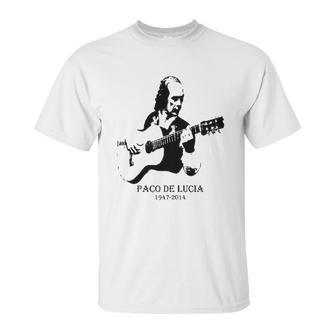 Paco De Lucia Silhouette Vintage Unisex T-Shirt | Favorety CA