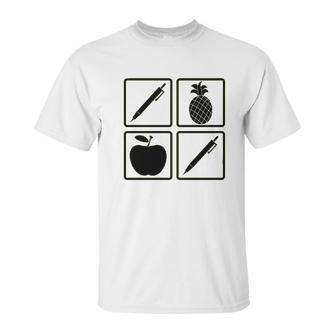 Pen Pineapple Apple Pen Unisex T-Shirt | Favorety