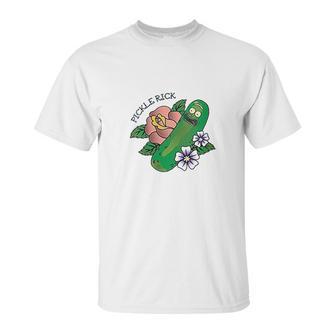 Pickle Rick Cartoon Unisex T-Shirt | Favorety