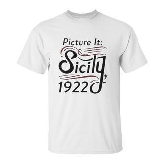 Picture It Sicily 1922 Television Unisex T-Shirt | Favorety DE