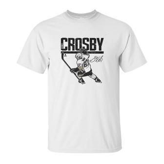 Pittsburgh Hockey Mens Apparel Sidney Crosby Hyper Unisex T-Shirt | Favorety AU