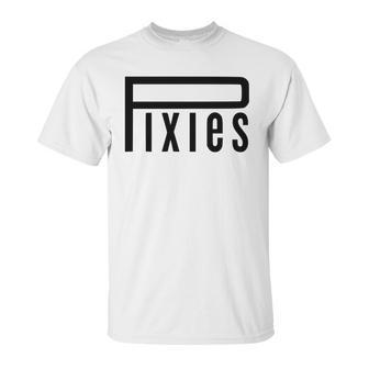 Pixies Band Logo Music Band Logo Black Unisex T-Shirt | Favorety UK