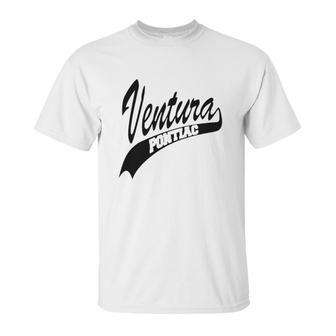Pontiac Ventura - White Outline Unisex T-Shirt | Favorety