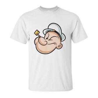 Popeye Head Unisex T-Shirt | Favorety