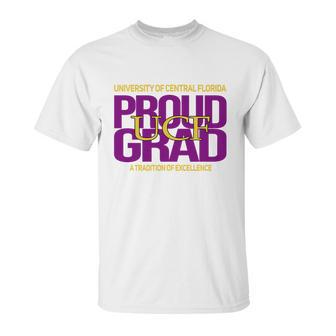 Proud Grad University Of Central Florida Graduation Excellence Unisex T-Shirt | Favorety