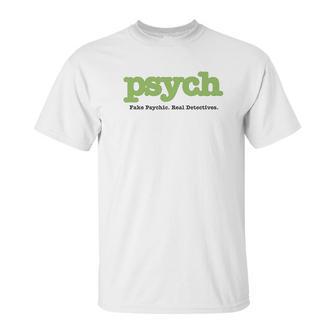 Psych Title Heather Ringer Unisex T-Shirt | Favorety UK