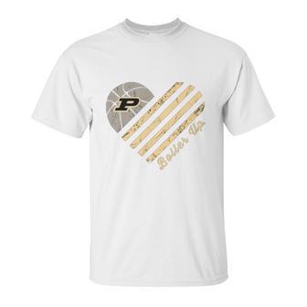 Purdue Boiler Up Heart Unisex T-Shirt | Favorety DE