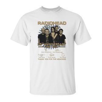 Radiohead 35Th Anniversary Unisex T-Shirt | Favorety