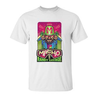 Randy Macho Man Savage Cartoon Wrestling Unisex T-Shirt | Favorety AU