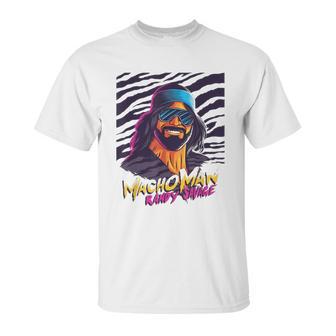 Randy Macho Man Savage Zebra Pattern Unisex T-Shirt | Favorety AU