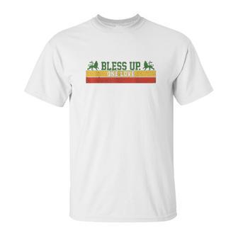 Rastafari Reggae Music Bless Up Dub Dancehall Rasta Gift Unisex T-Shirt | Favorety CA