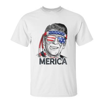 Reagan Ronald Merica 4Th Of July Unisex T-Shirt | Favorety UK