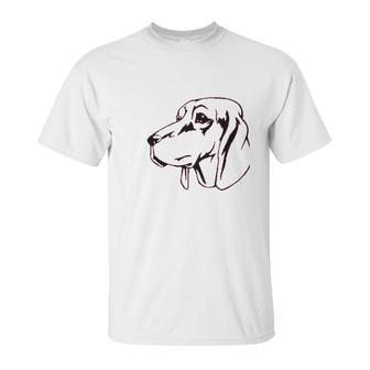 Redbone Coonhound Head Unisex T-Shirt | Favorety AU