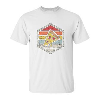 Retro Pizza Junk Food Unisex T-Shirt | Favorety AU