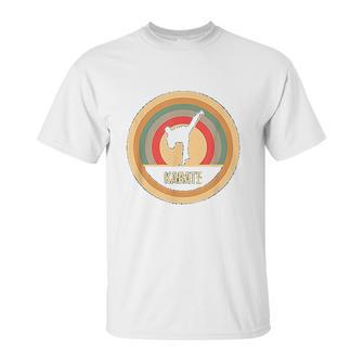 Retro Vintage Karate Gift For Karateka Martial Artists Unisex T-Shirt | Favorety