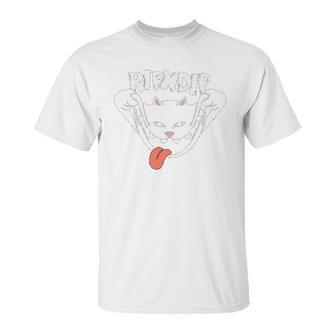 Rip & Dip With Cute Cats- Pet Day T- Graphic Design Printed Casual Daily Basic Unisex T-Shirt | Favorety AU