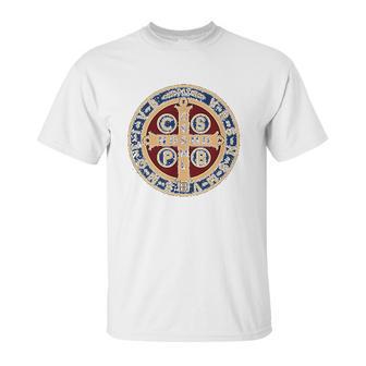 The Saint Benedict Medal Catholic Unisex T-Shirt | Favorety DE