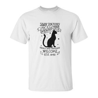 Salem Sanctuary For Wayward Cats Unisex T-Shirt | Favorety UK