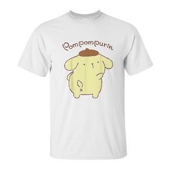 Sanrio Pompompurin Backside Unisex T-Shirt | Favorety