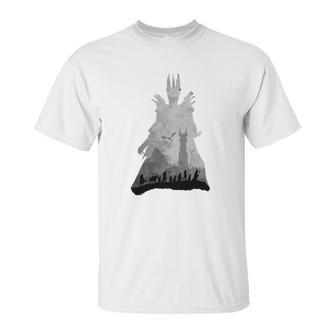 Sauron &Ampamp The Fellowship Lotr Unisex T-Shirt | Favorety