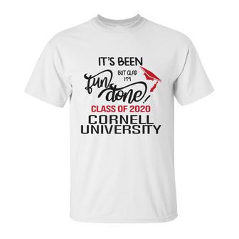 Senior 2020 Graduation Fun Done Cornell University 2020 Unisex T-Shirt | Favorety