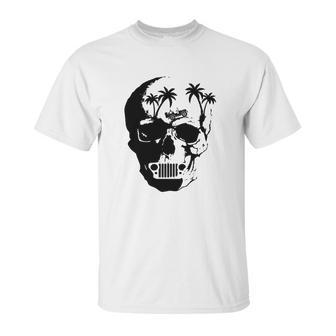 Skeleton Head Jeep Shirt Unisex T-Shirt | Favorety AU