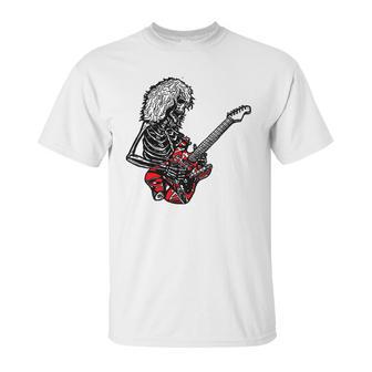 Skeleton Rock Eddie Van Halen Unisex T-Shirt | Favorety AU