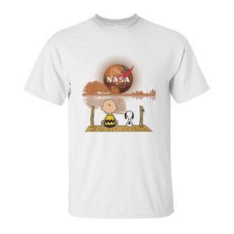 Snoopy What Are You Looking For Nasa Unisex T-Shirt | Favorety UK