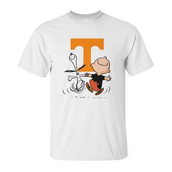 Snoopy Tennessee Volunteers Fans Unisex T-Shirt | Favorety DE