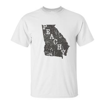 Soffe Peachy Map Unisex T-Shirt | Favorety CA