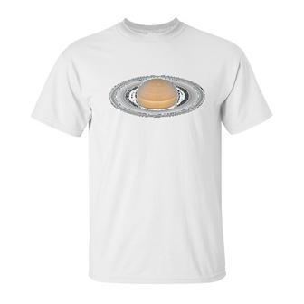 Space Stuff Saturn By Hubble Unisex T-Shirt | Favorety