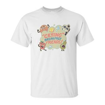 Steven Universe Crying Breakfast Friends Cartoon Network Unisex T-Shirt | Favorety DE