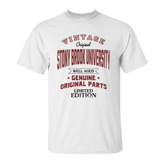 Stony Brook University Well Aged Vintage Original Parts 2020 Unisex T-Shirt | Favorety AU