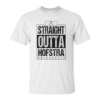 Straight Outta Hofstra University Funny Gift Unisex T-Shirt | Favorety AU