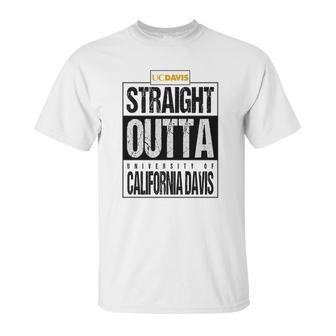 Straight Outta University Of California Davis Funny Gift Unisex T-Shirt | Favorety CA