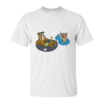 Swimming Yogi Bear Unisex T-Shirt | Favorety CA