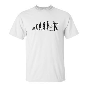 Think Out Loud Evolution Funny Apocalypse Unisex T-Shirt | Favorety UK