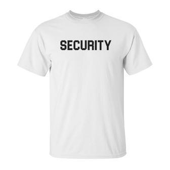 Ugp Campus Apparel Security Unisex T-Shirt | Favorety