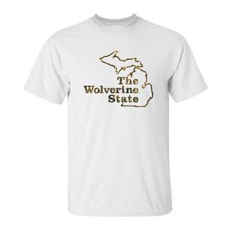 University Of Michigan The Wolverine State Unisex T-Shirt | Favorety AU