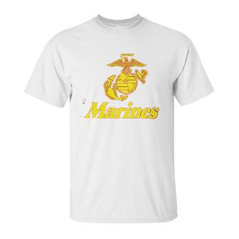 Usmc Marines Red Unisex T-Shirt | Favorety