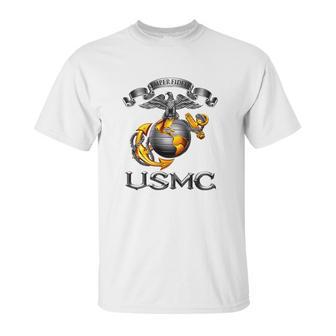 Usmc Semper Fidelis Unisex T-Shirt | Favorety AU