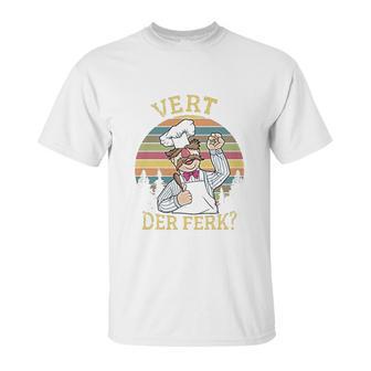 Vert Der Ferk Chef Funny Vintage Gift Unisex T-Shirt | Favorety AU