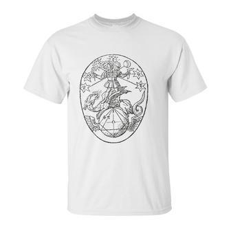 Vintage Alchemy Symbol Rebis Mens Modern Fit Triblend Unisex T-Shirt | Favorety DE